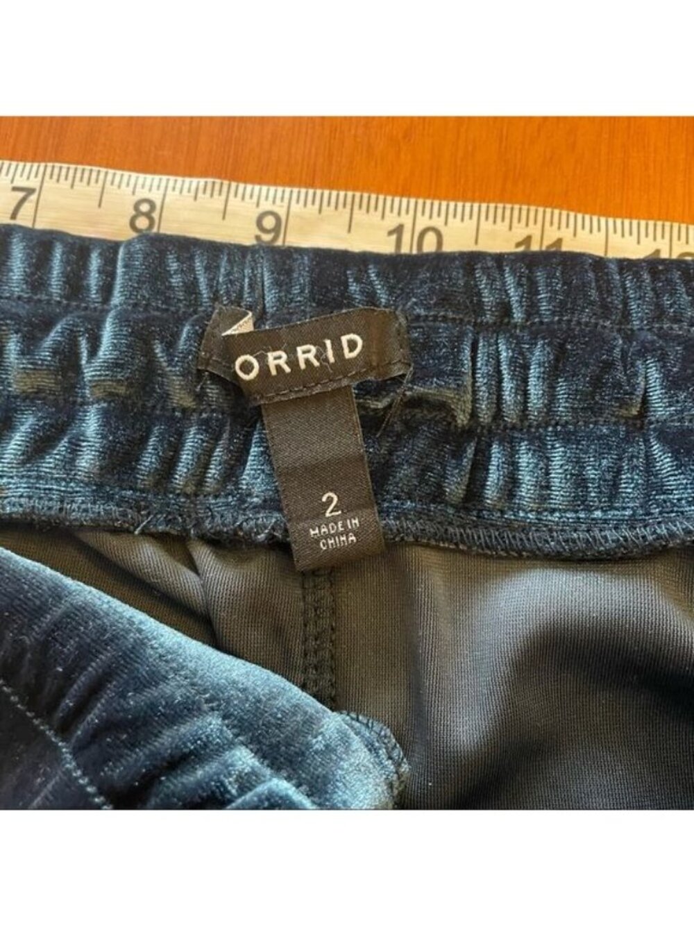 Torrid Blue Velvet Skirt With Pockets & Drawstring Size 2X - Picture 3 of 6